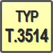Piktogram - Typ: T.3514